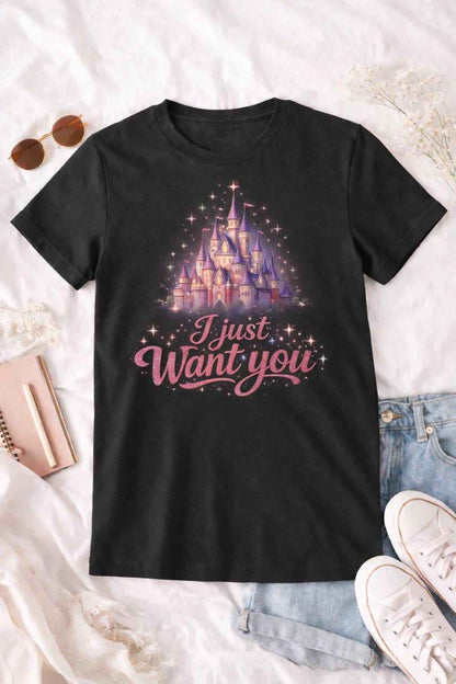Magical Castle Fairytale Pop-Inspired Tee – “I Just Want You” - MadJax Prints