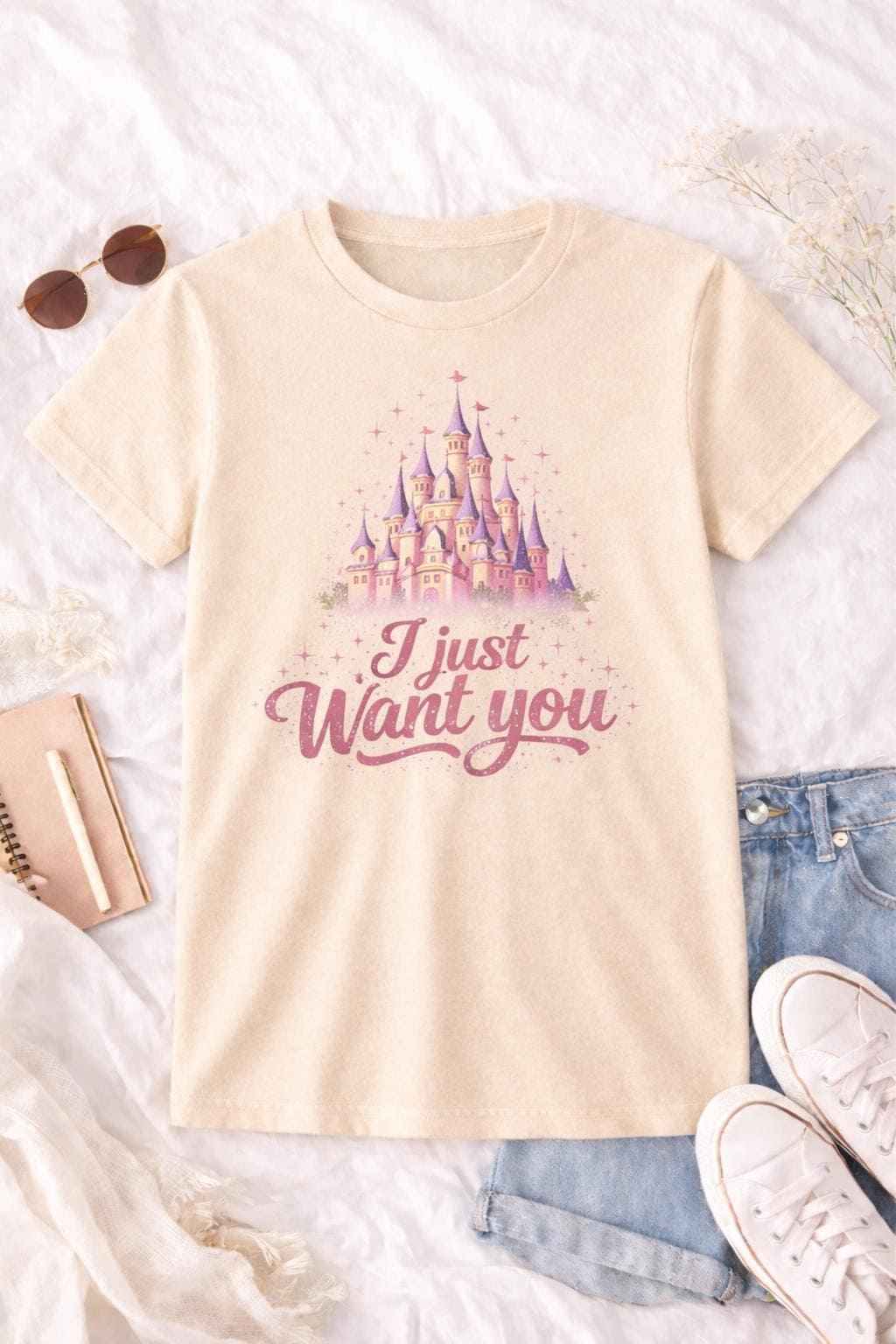 Magical Castle Fairytale Pop-Inspired Tee – “I Just Want You” - MadJax Prints