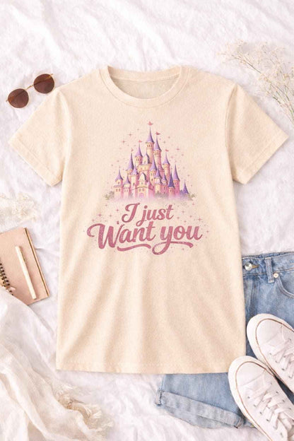 Magical Castle Fairytale Pop-Inspired Tee – “I Just Want You” - MadJax Prints