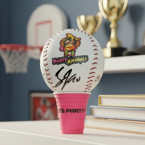 Party Animals Baseball Holder - MadJax Prints