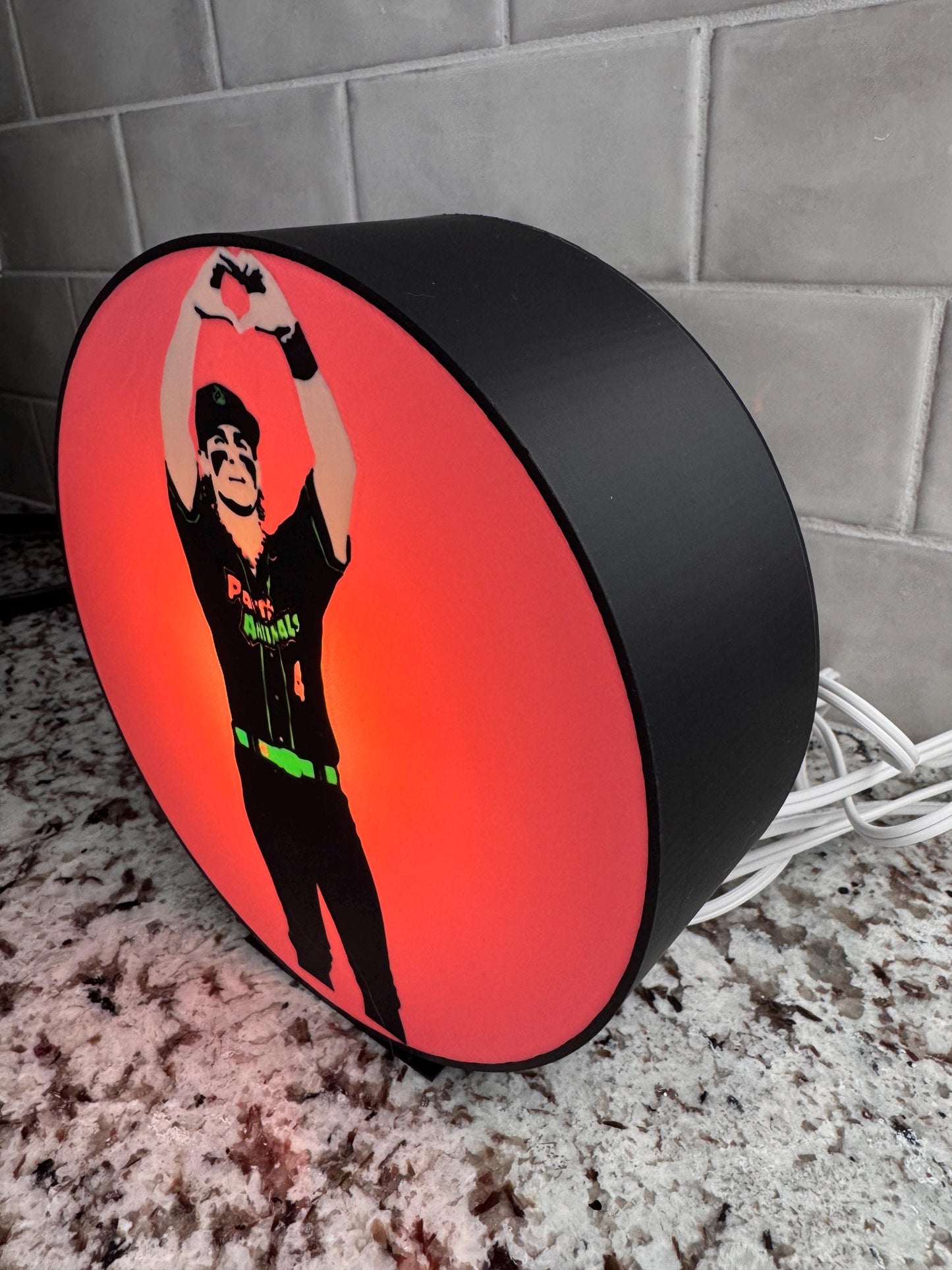 Party Animals Tanner 3D Printed Display Light Box - MadJax Prints