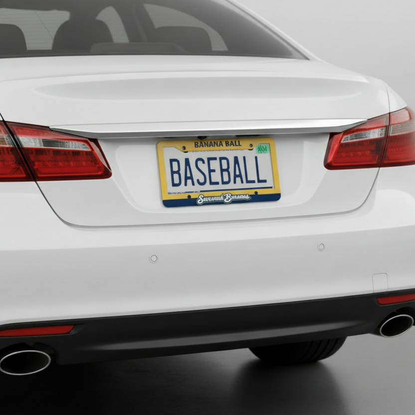 Savanna_Banana_high_gloss_license_plate_frame