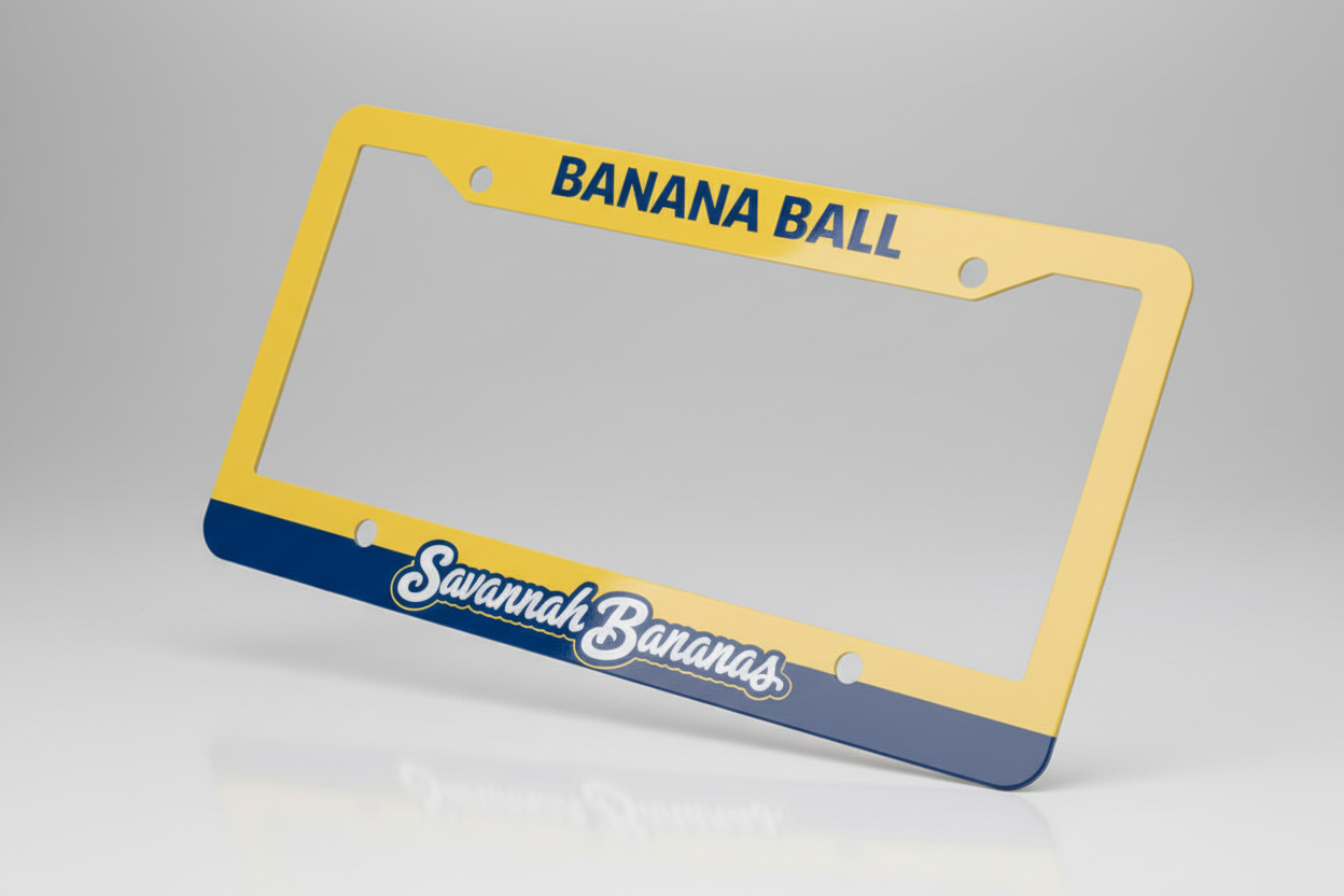 Savanna_Banana_high_gloss_license_plate_frame