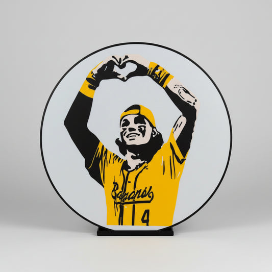 Savannah Bananas KJ Jackson 3D Printed Display Light - MadJax Prints
