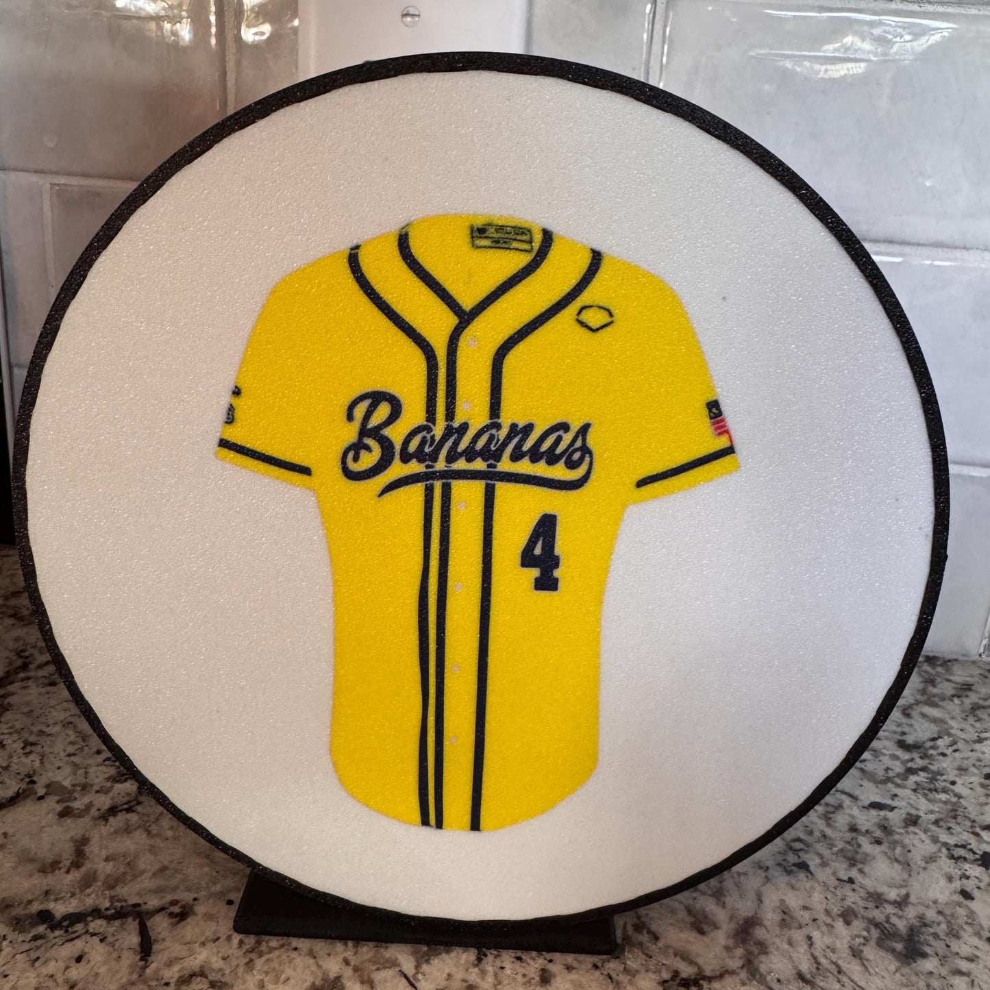 LED Savannah Bananas KJ Jackson Jersey 3D Printed LED Light Box with Remote - MadJax Prints