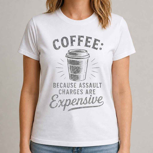 Funny Coffee Lover Graphic Tee, Sarcastic Office Humor T-Shirt, Coworker Gift
