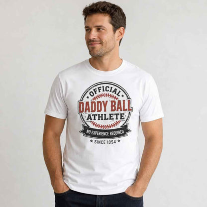 Daddy Ball Athlete Shirt, Funny Baseball Dad Tee, Father's Day Gift, Unisex Graphic T-Shirt