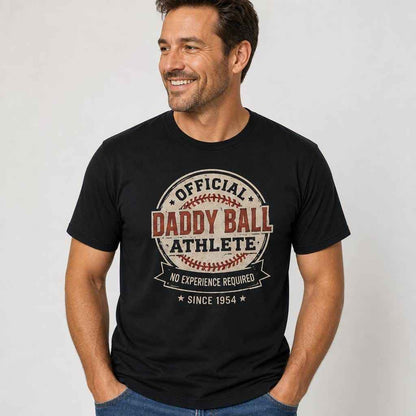 Daddy Ball Athlete Shirt, Funny Baseball Dad Tee, Father's Day Gift, Unisex Graphic T-Shirt
